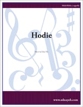Hodie SSAA choral sheet music cover